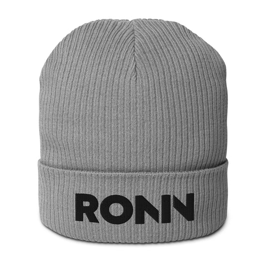 Organic ribbed beanie