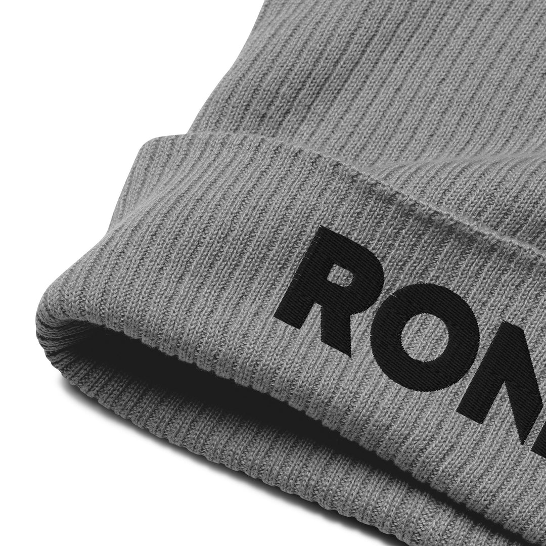 Organic ribbed beanie