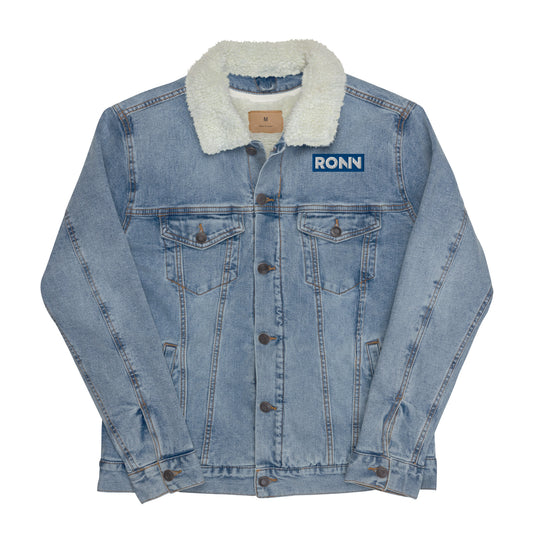 Unisex denim sherpa jacket